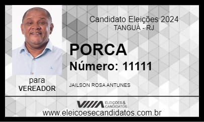 Candidato PORCA 2024 - TANGUÁ - Eleições