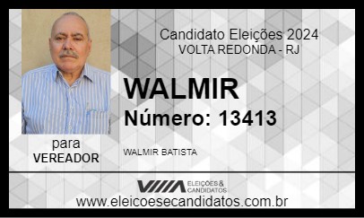 Candidato WALMIR  2024 - VOLTA REDONDA - Eleições