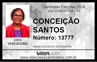 Candidato CONCEIÇÃO SANTOS 2024 - VOLTA REDONDA - Eleições