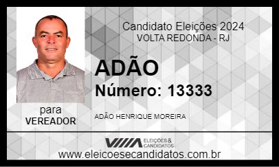 Candidato ADÃO 2024 - VOLTA REDONDA - Eleições