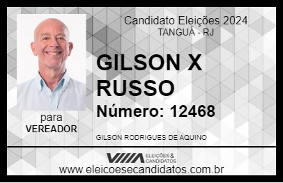 Candidato GILSON X RUSSO 2024 - TANGUÁ - Eleições