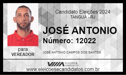 Candidato JOSÉ ANTONIO 2024 - TANGUÁ - Eleições