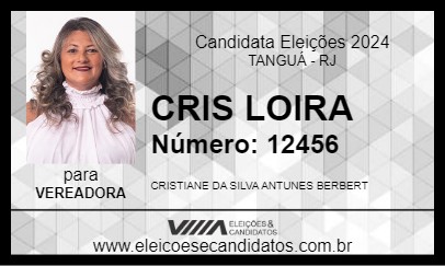 Candidato CRIS LOIRA 2024 - TANGUÁ - Eleições