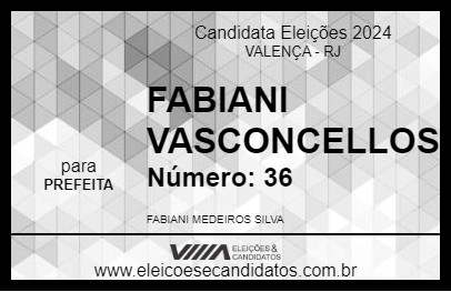 Candidato FABIANI VASCONCELLOS 2024 - VALENÇA - Eleições