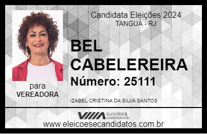 Candidato BEL CABELEREIRA 2024 - TANGUÁ - Eleições