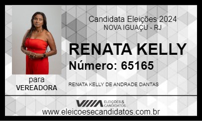 Candidato RENATA KELLY 2024 - NOVA IGUAÇU - Eleições