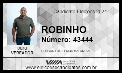 Candidato ROBINHO 2024 - NOVA IGUAÇU - Eleições