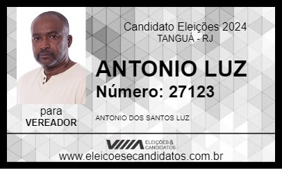 Candidato ANTONIO LUZ 2024 - TANGUÁ - Eleições