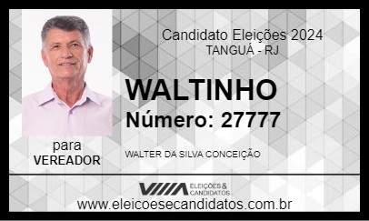 Candidato WALTINHO 2024 - TANGUÁ - Eleições