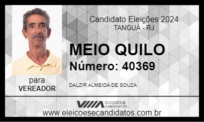 Candidato MEIO QUILO 2024 - TANGUÁ - Eleições