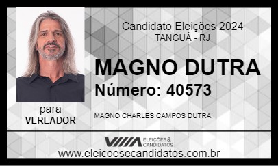 Candidato MAGNO DUTRA 2024 - TANGUÁ - Eleições