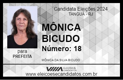 Candidato MÔNICA BICUDO 2024 - TANGUÁ - Eleições