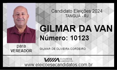 Candidato GILMAR DA VAN 2024 - TANGUÁ - Eleições