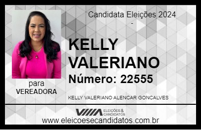 Candidato KELLY VALERIANO 2024 - MARICÁ - Eleições