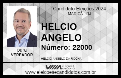 Candidato HELCIO ANGELO 2024 - MARICÁ - Eleições