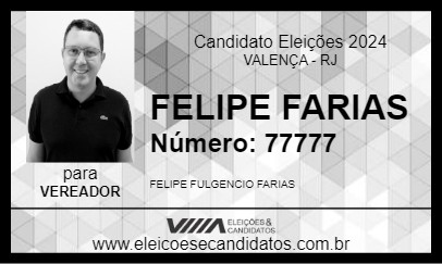 Candidato FELIPE FARIAS 2024 - VALENÇA - Eleições