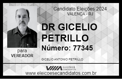 Candidato DR GICELIO PETRILLO 2024 - VALENÇA - Eleições