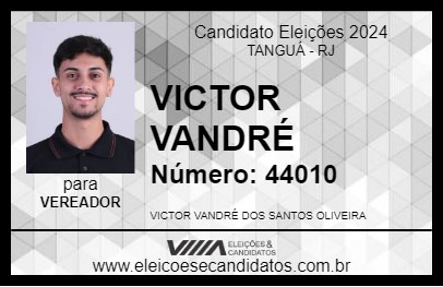 Candidato VICTOR VANDRÉ 2024 - TANGUÁ - Eleições