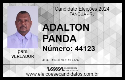 Candidato ADALTON PANDA 2024 - TANGUÁ - Eleições