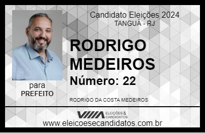 Candidato RODRIGO MEDEIROS 2024 - TANGUÁ - Eleições