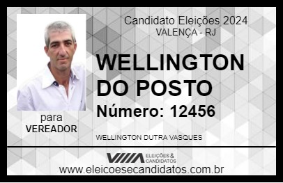 Candidato WELLINGTON DO POSTO 2024 - VALENÇA - Eleições