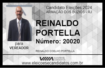 Candidato REINALDO PORTELLA 2024 - ARMAÇÃO DOS BÚZIOS - Eleições