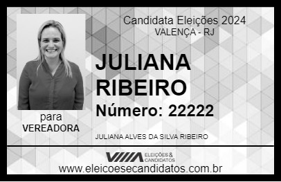 Candidato JULIANA RIBEIRO 2024 - VALENÇA - Eleições