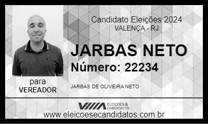 Candidato JARBAS  NETO 2024 - VALENÇA - Eleições