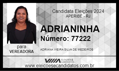 Candidato ADRIANINHA 2024 - APERIBÉ - Eleições