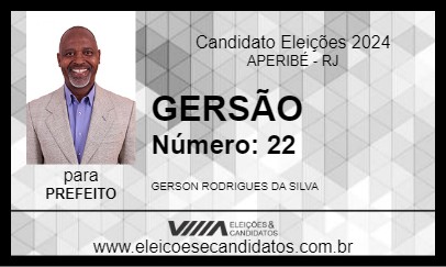 Candidato GERSÃO 2024 - APERIBÉ - Eleições