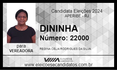 Candidato DININHA 2024 - APERIBÉ - Eleições