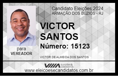 Candidato VICTOR SANTOS 2024 - ARMAÇÃO DOS BÚZIOS - Eleições