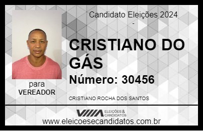 Candidato CRISTIANO DO GÁS 2024 - CAMPOS DOS GOYTACAZES - Eleições