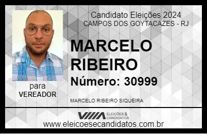 Candidato MARCELO RIBEIRO 2024 - CAMPOS DOS GOYTACAZES - Eleições