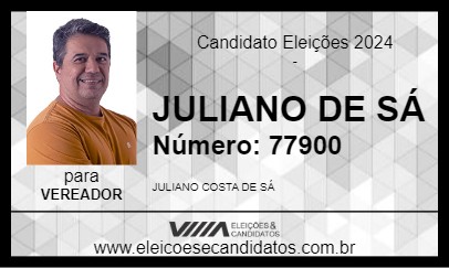 Candidato JULIANO DE SÁ 2024 - VOLTA REDONDA - Eleições