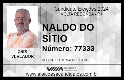 Candidato NALDO DO SÍTIO 2024 - VOLTA REDONDA - Eleições