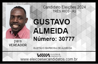 Candidato GUSTAVO ALMEIDA 2024 - TRÊS RIOS - Eleições