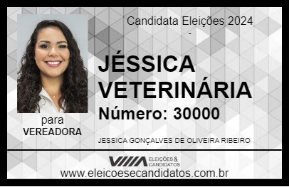 Candidato JÉSSICA VETERINÁRIA 2024 - TRÊS RIOS - Eleições