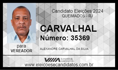 Candidato CARVALHAL 2024 - QUEIMADOS - Eleições