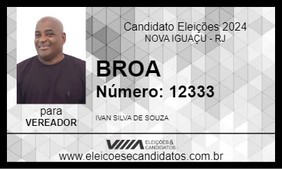 Candidato BROA 2024 - NOVA IGUAÇU - Eleições