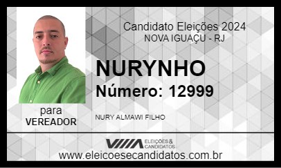 Candidato NURYNHO 2024 - NOVA IGUAÇU - Eleições