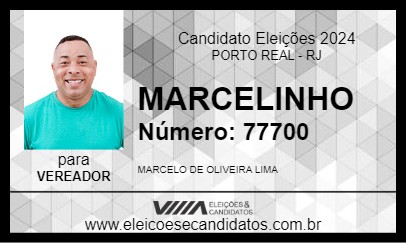 Candidato MARCELINHO 2024 - PORTO REAL - Eleições