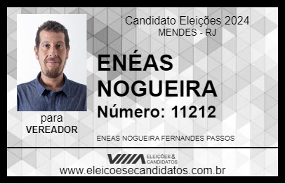 Candidato ENÉAS NOGUEIRA 2024 - MENDES - Eleições