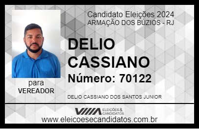 Candidato DELIO CASSIANO 2024 - ARMAÇÃO DOS BÚZIOS - Eleições