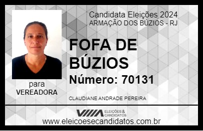 Candidato FOFA DE BÚZIOS 2024 - ARMAÇÃO DOS BÚZIOS - Eleições