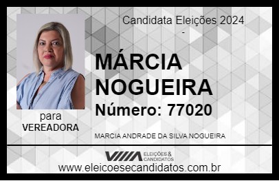 Candidato MÁRCIA NOGUEIRA 2024 - BARRA DO PIRAÍ - Eleições