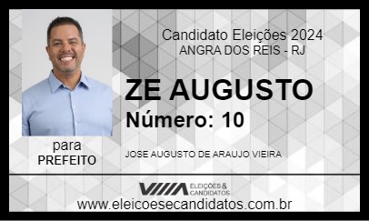 Candidato ZE AUGUSTO 2024 - ANGRA DOS REIS - Eleições