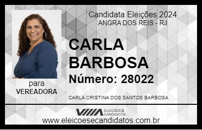 Candidato CARLA BARBOSA 2024 - ANGRA DOS REIS - Eleições