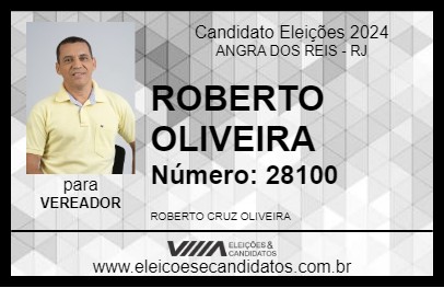 Candidato ROBERTO OLIVEIRA 2024 - ANGRA DOS REIS - Eleições