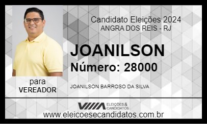 Candidato JOANILSON 2024 - ANGRA DOS REIS - Eleições